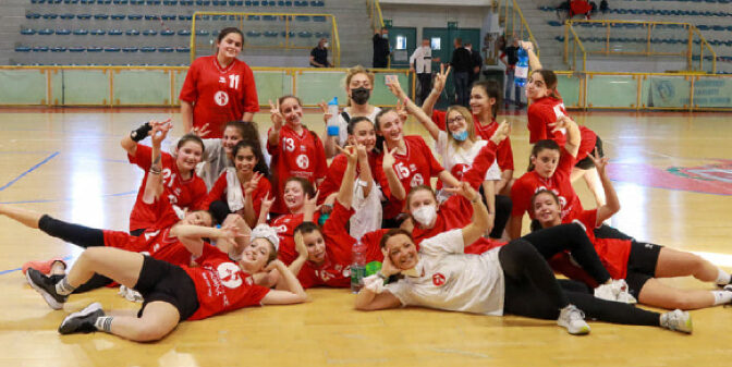 Finali nazionali U15, le ragazze della Casalgrande Padana colgono un pari di prestigio contro il Romagna