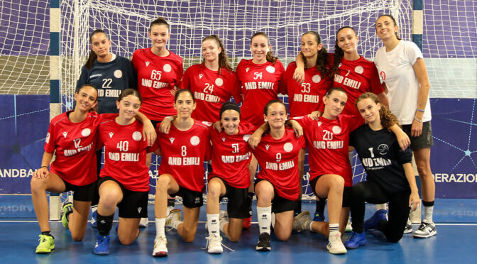 U15, Casalgrande Padana settima a livello nazionale. Un altro premio per Camilla Galletti